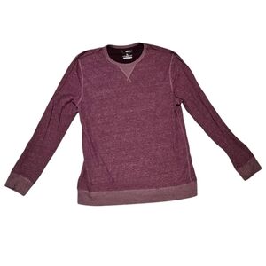Sonoma Goods for Life Men’s XL Burgundy Heather Crewneck Sweatshirt